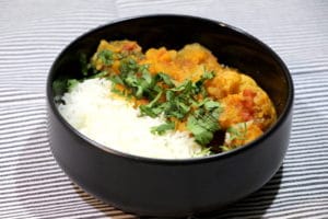 curry de légumes au lait de coco