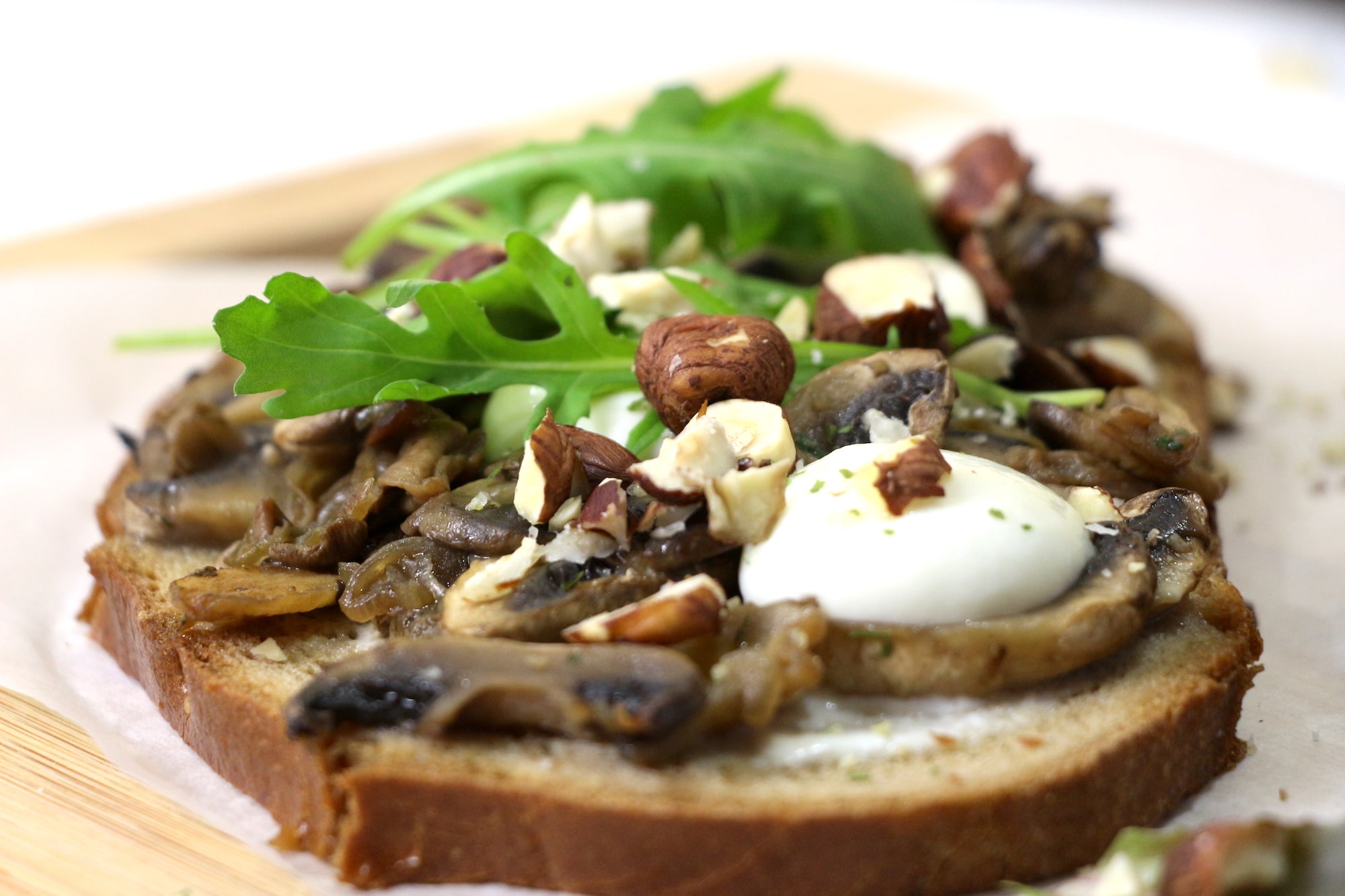 tartines-aux-champignons-et-mozzarella-recette - Nutrition Impact