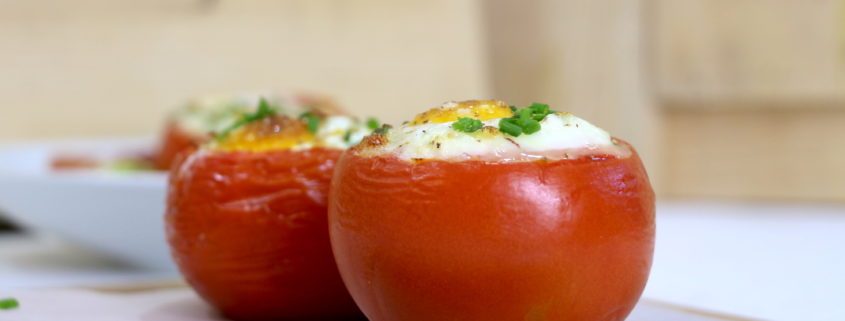 tomates façon oeufs cocotte