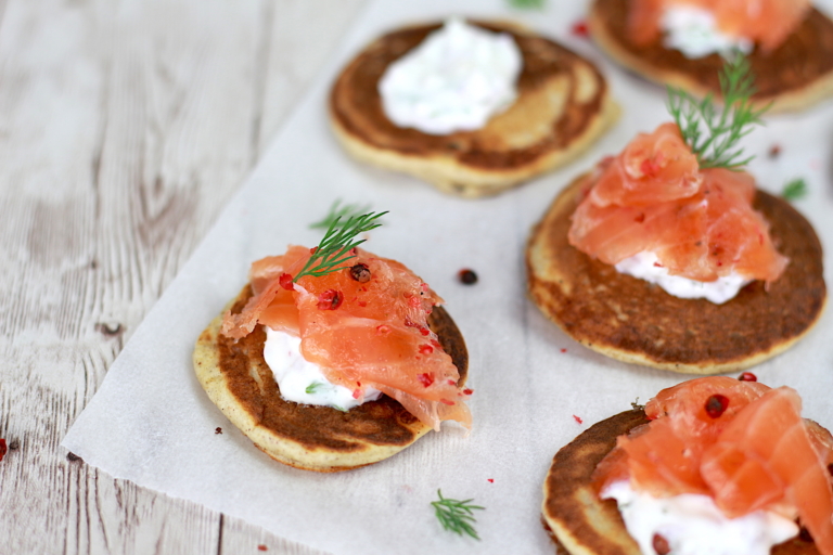 Saumon Gravlax Et Blinis Maison Au Sarrasin Nutrition Impact